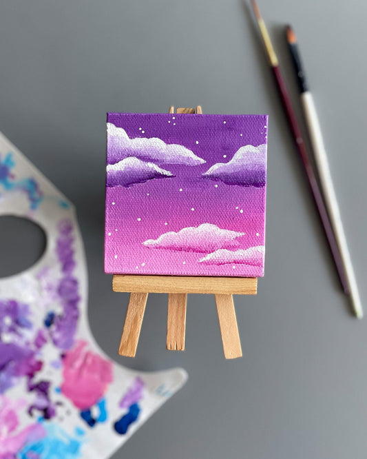 "Candy Dreams" Mini-Painting with Easel