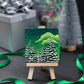 "Frosty Wanderlust" Mini-Painting with Easel