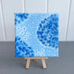 "Nikko Blue Hydrangeas" Mini-Painting with Easel