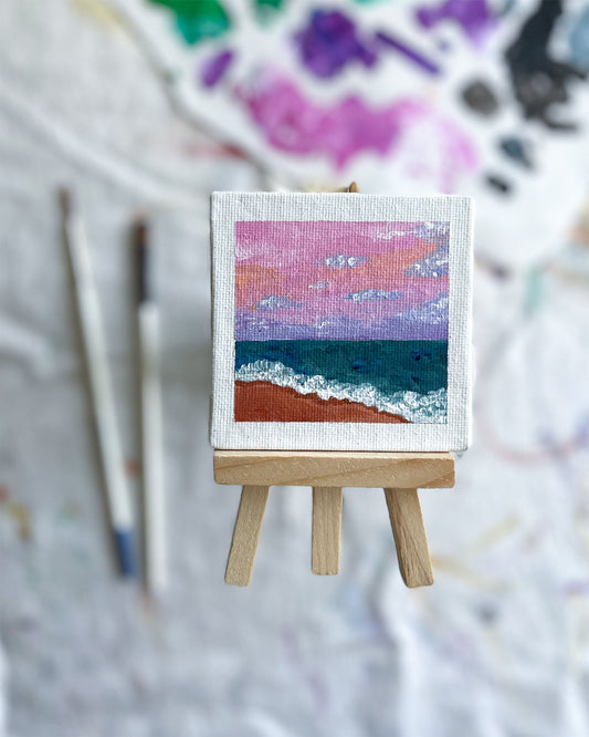"Miami" Mini-Painting with Easel